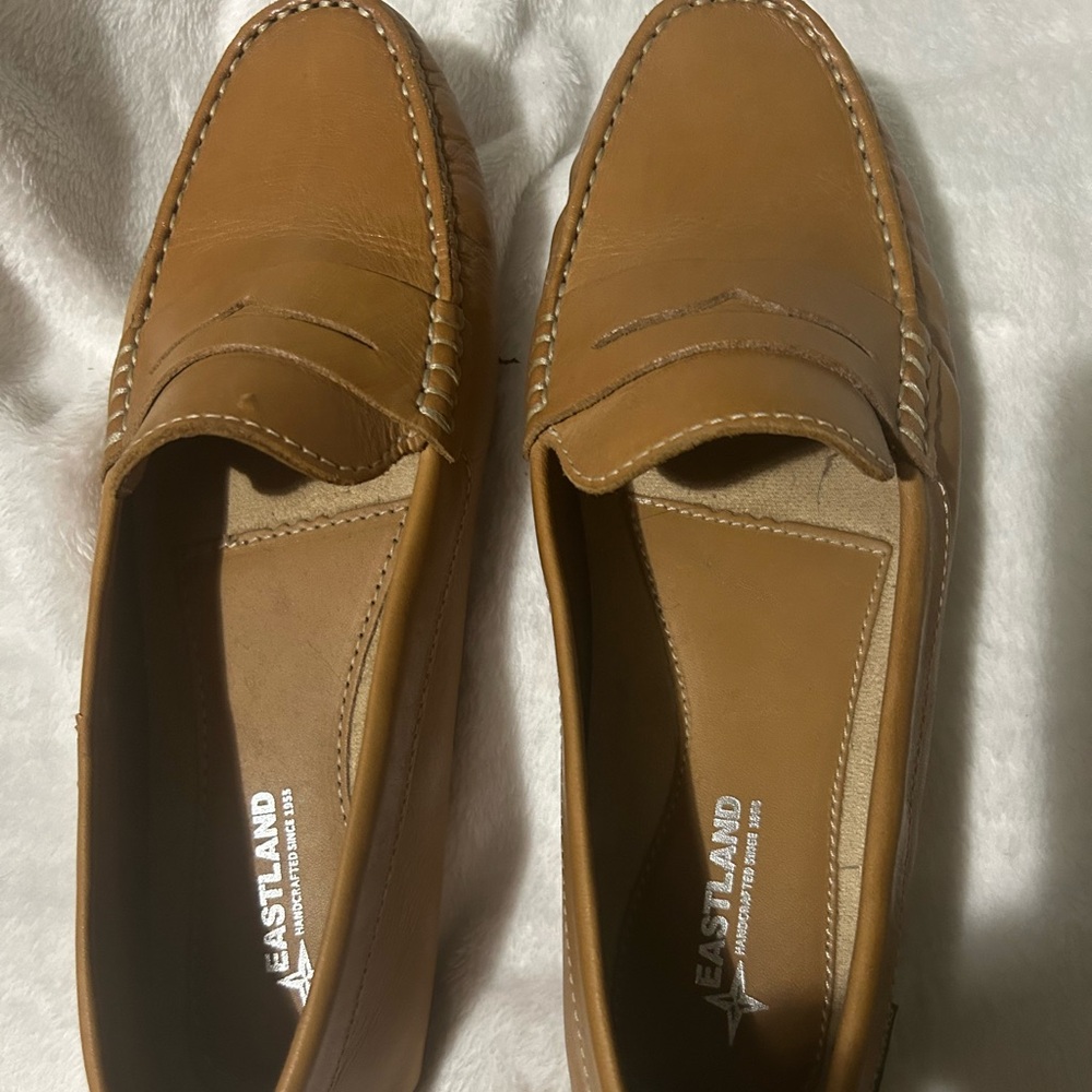 Eastland Women’s Brown Slip-On Loafers